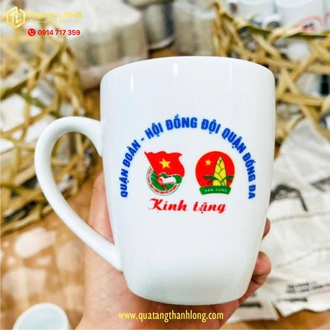 Ly Sứ , cốc sứ In Logo