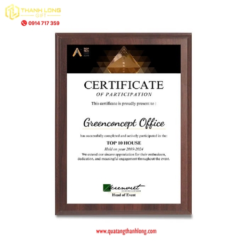 Bảng Vinh Danh Cho Sự Kiện Quan Trọng