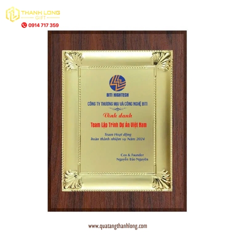 Bảng Vinh Danh Cao Cấp Cho Lễ Trao Giải