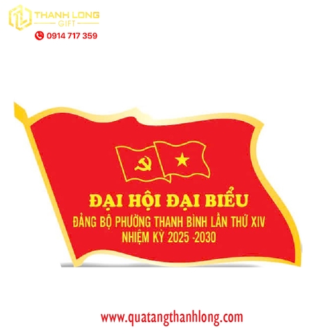 Huy hiệu lá cờ Đại Hội