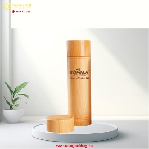 Bình Giữ Nhiệt Tre In Logo Đẹp Từng Chi Tiết