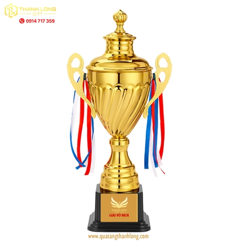 Cúp bóng đá kim loại - in logo theo yêu cầu - 1502