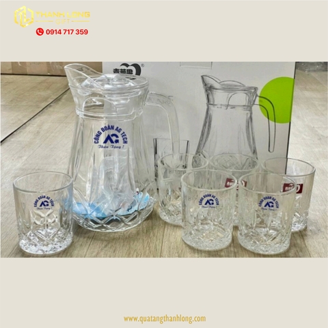 Bộ bình ly thủy tinh