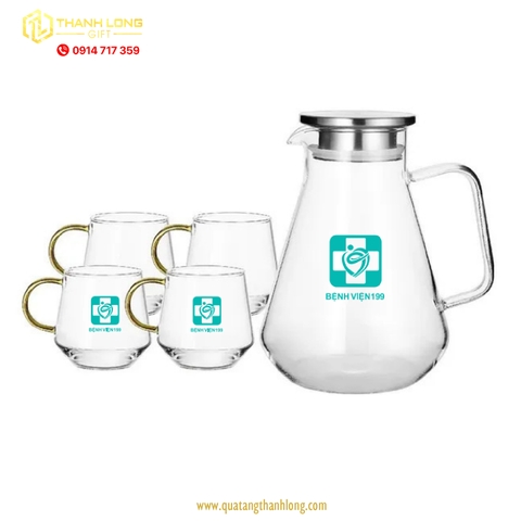 Bộ bình ly thủy tinh