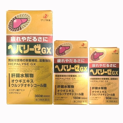 HEPALEYSE - Viên bổ gan GX 360V (lọ to)
