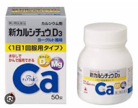 TAKEDA - Viên uống bổ sung Canxi + D3 + MG 100v