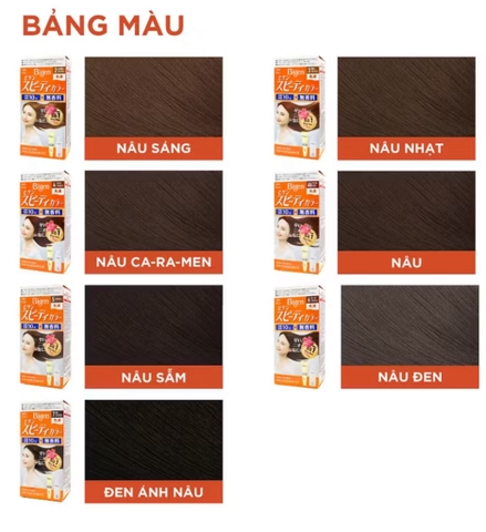 nhuộm tóc phủ bạc bigen cam - số 6