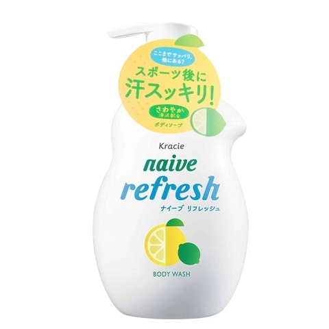 NAIVE - Sữa tắm mùi cam chanh 530ML(thùng12)