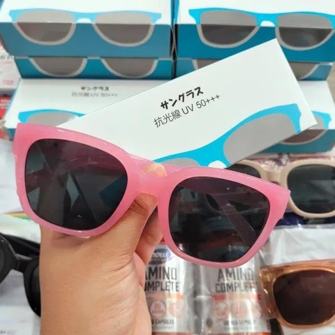 Kính râm chống uv ( hồng )