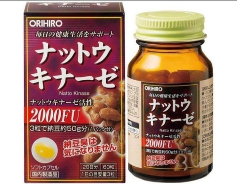 ORIHIRO - Viên uống chống đột quỵ NATTO 2000 (thung 48)