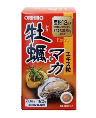 ORIHIRO - Viên uống Hàu maca 120viên (thùng24)
