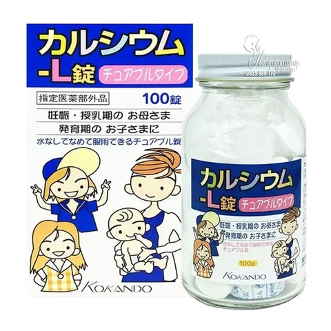 KOKANDO - viên bổ sung canxi cho bé (lọ 100v)