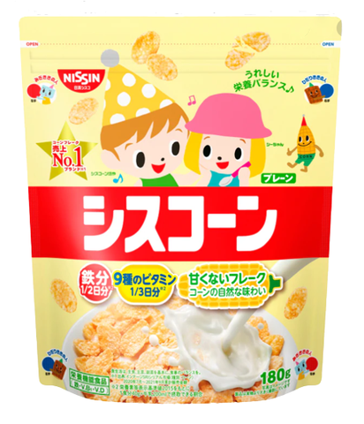 Nissin - Ngũ cốc cho bé vị bắp Nhật Bản ( màu vàng)