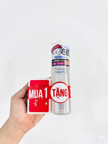 KM- SET tẩy da chết cure 250mil+ xp tắm bò COW SOAP 90g