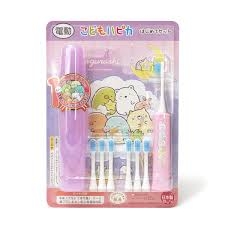 Set Bàn Chải bé + 5 đầu thay xanh hồng