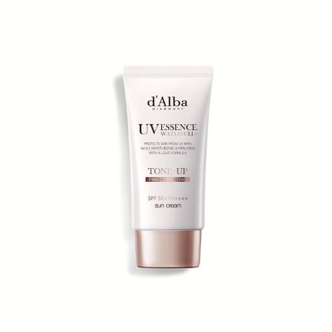 D’ALBA - Kem chống nắng tone up - PINK (hồng) (