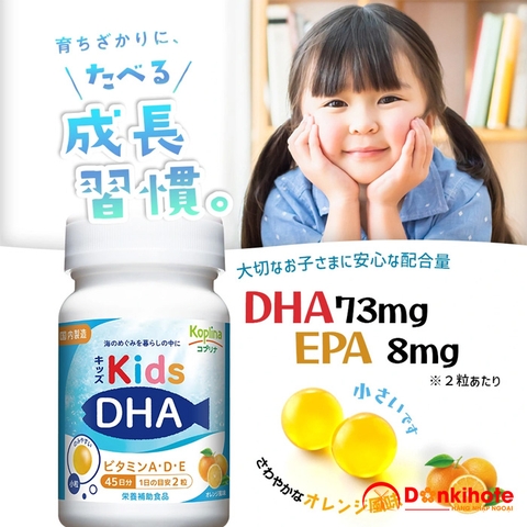 Viên uống bổ mắt Kids DHA Koplina Nhật Bản 90 viên - Hàng Nhật nội địa

Thương hiệu: KOPLINA