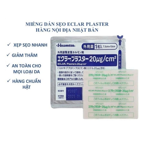 HISAMITSU- MIẾNG DÁN SẸO/ÉP SẸO LỒI ECLAR PLASTER