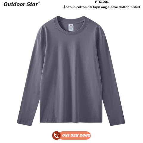 Long-sleeve Cotton T-shirt