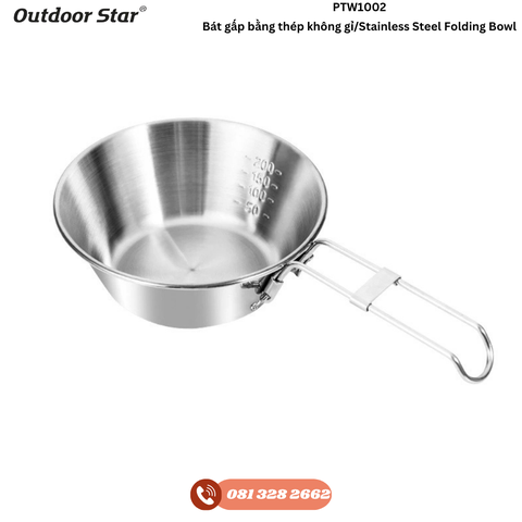 Stainless Steel Folding Bowl