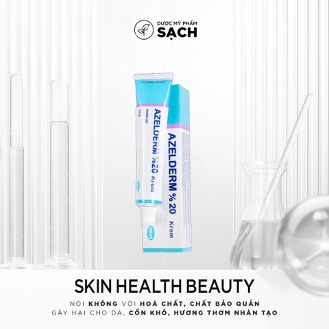 KEM TRỊ MỤN AZELDERM 20% KREM AZELAIC AICD 30g
