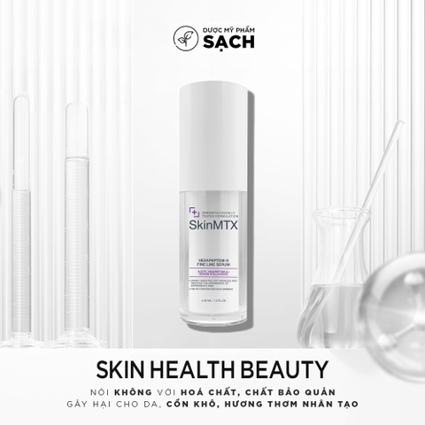 SKINMTX HEXAPEPTIDE-8 FINE LINE SERUM: Tinh Chất Chống Lão Hóa Chuyên Sâu - Giải Pháp 