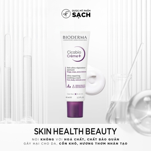Bioderma Cicabio Crème: Kem Dưỡng Phục Hồi Sinh Học - Chìa Khóa Vàng Cho Làn Da Tổn Thương