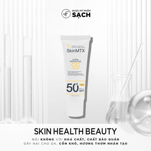 SKINMTX ULTRA PROTECTOR CC CREAM: Kem Chống Nắng Lai CC Cream Bảo Vệ Toàn Diện, Che Khuyết Điểm Tinh Tế