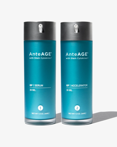 AnteAGE GF SERUM & ACCELERATOR/ BỘ ĐÔI TẾ BÀO GỐC PHỤC HỒI- TRẺ HOÁ LÀN DA