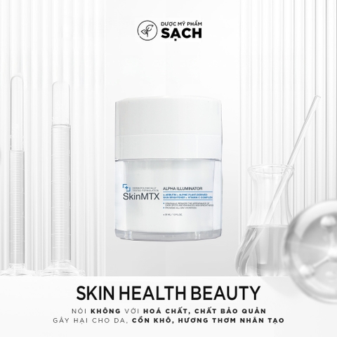 SKINMTX ALPHA ILLUMINATOR: Kem Dưỡng Hỗ Trợ Làm Sáng Da, Đánh Thức Vẻ Rạng Rỡ
