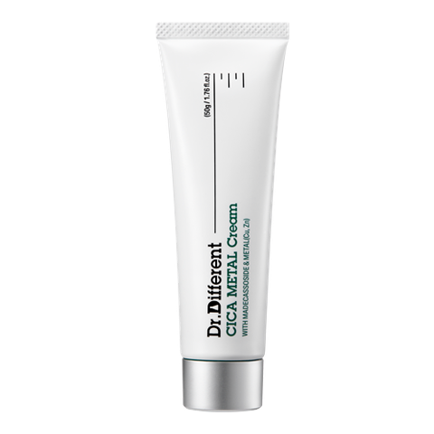 DR.DIFFERENT CICA METAL CREAM/ KEM DƯỠNG DÀNH CHO DA BỊ MỤN- KÍCH ỨNG- TỔN THƯƠNG SAU ĐIỀU TRỊ