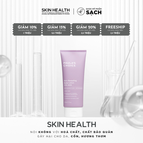 PAULACHOICE Skin Revealing Body Lotion 10% AHA/ KEM DƯỠNG SÁNG VÀ ĐỀU MÀU DA CƠ THỂ