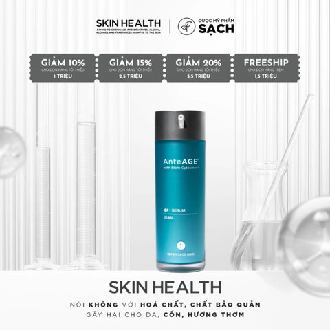 AnteAGE GF SERUM/ SERUM PHỤC HỒI- NGỪA MỤN- DƯỠNG SÁNG- TRẺ HOÁ DA