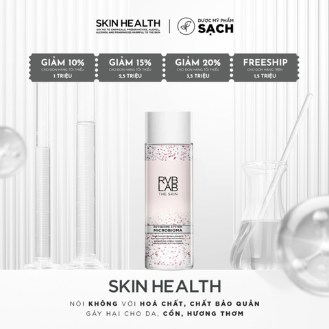 RVB LAB MICROBIOMA/ NƯỚC CÂN BẰNG DÀNH CHO DA MỤN VIÊM