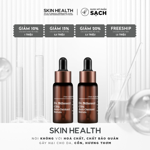 DR.DIFFERENT CEQ ANTIOXIDANT SERUM/ SÁNG DA- GIẢM NÁM- GIẢM NHĂN- TRẺ HOÁ DA