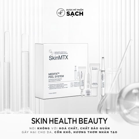 SKINMTX MEDIFIX PEEL SYSTEM: Giải Pháp Peel Da Chuyên Nghiệp Tái Tạo Sâu, Tinh Chỉnh Bề Mặt Da