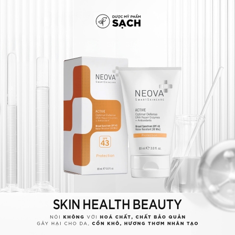 Neova Active SPF 43 - Kem Chống Nắng Bảo Vệ Chuyên Sâu Cho Mặt & Body Với Enzyme Sửa Chữa DNA