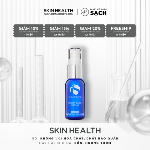 HYDRA-COOL SERUM: "Giải Khát" Cho Làn Mất Nước, Da Nhạy Cảm - Không Cồn, Không Hương Liệu!