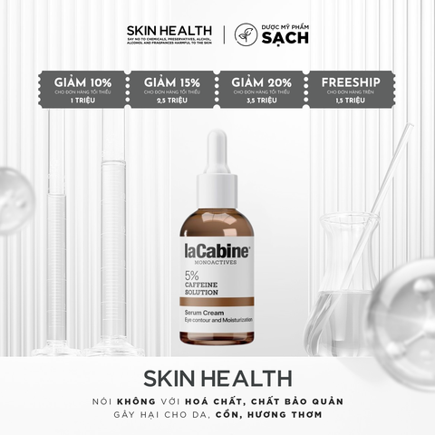 5% Caffeine Solution Serum Cream/ Trẻ Hoá Da Vùng Mắt, Giảm Bọng, Quầng Thâm, Vết Chân Chim