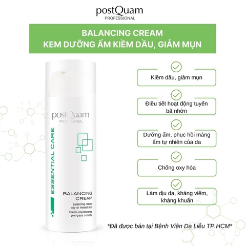 POSTQUAM  Balancining  Kem dưỡng cho da dầu mụn