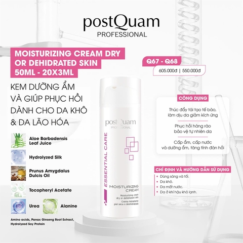 POSTQUAM Moiturizing Cream Dry or Dehirated Skin 50ml