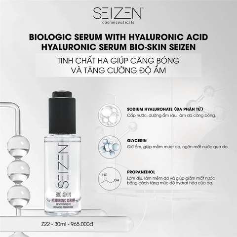 SEIZEN Hyaluronic Serum Bio-Skin 30ml