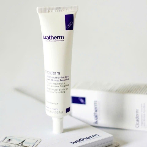 IVATHERM Cicaderm Kem phục hồi da  40ml