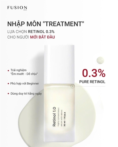 FUSION Retinol 1.0 serum 30ml