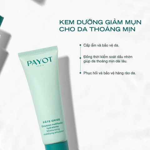 PAYOT Emulsion Dưỡng ẩm kiềm dầu thoáng mịn da 50ml