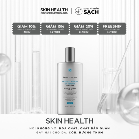 PHYSICAL FUSION UV DEFENSE SPF 50/ KEM CHỐNG NẮNG VẬT LÝ CÓ MÀU DÀNH CHO MỌI LÀN DA