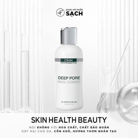 DMK DEEP PORE FACIAL CLEANSER / SỮA RỬA MẶT SẠCH SÂU MÀ KHÔNG KHÔ DA. DÀNH CHO DA DẦU, MỤN, DA HỖN HỢP