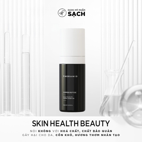 THERAMID COPPER PEPTIDE - Phức Hợp Phục Hồi Với Đồng Peptide Nồng Độ Cao: Bí Quyết Tái Sinh Làn Da Săn Chắc, Mịn Màng