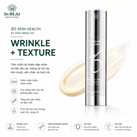 ZO® Skin Health Wrinkle + Texture 0.5% Retinol – Hỗ trợ cải thiện nếp nhăn và bề mặt da