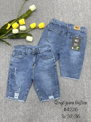 QUẦN JEANS NỮ NGỐ RÁCH 3851